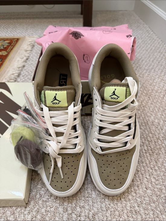 Jordan Other - New Nike Air Jordan Travis Scott Cactus Jack Golf Low OG 10.5